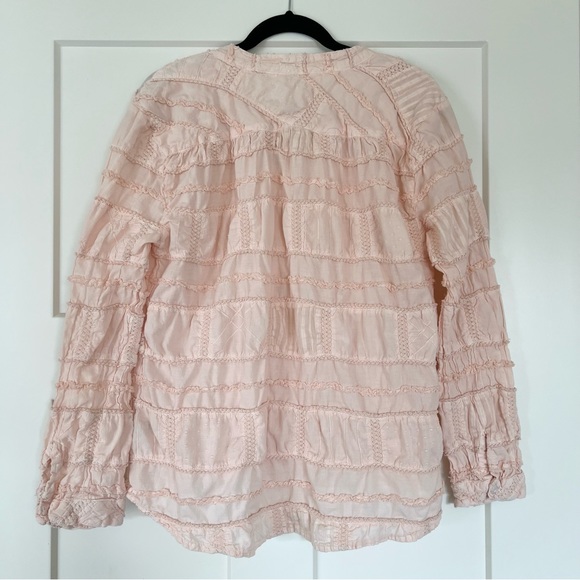 Dylan Long Sleeve Pink Blouse - Picture 2 of 5